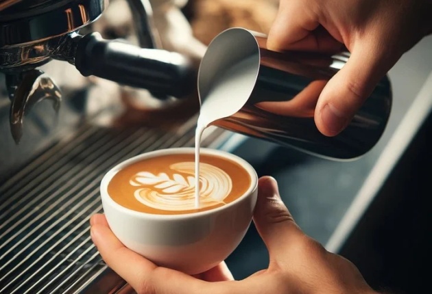 káva a barista